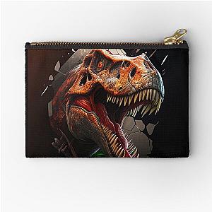 How Ridiculous Rexy Tyrannosaurus Prehistoric Dinosaur Zipper Pouch