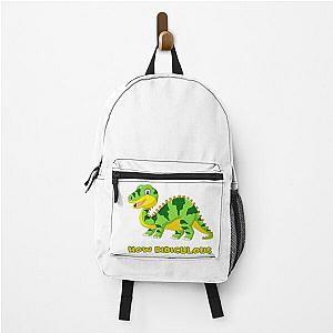 How Ridiculous Rexy Funny Fish Yellow Green Gift Backpack