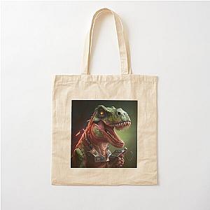 How ridiculous Rexy tyrannosaurus Merch prehistoric dinosaur Cotton tote Bag