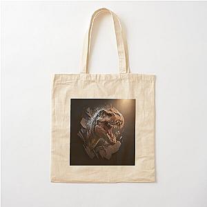 How Ridiculous Rexy T-Rex Merch prehistoric dinosaur Cotton Tote Bag