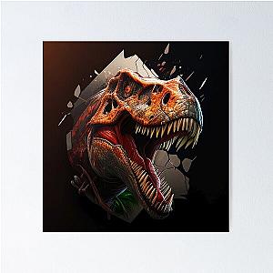 How Ridiculous Rexy Tyrannosaurus Dinosaur Poster
