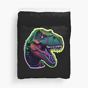 How Ridiculous Rexy T-Rex Merch Prehistoric Dinosaur Duvet Cover