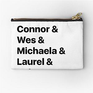 How to Get Away With Murder Names Zipper Pouch