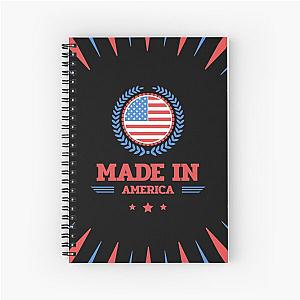 Made in America  Spiral Notebook