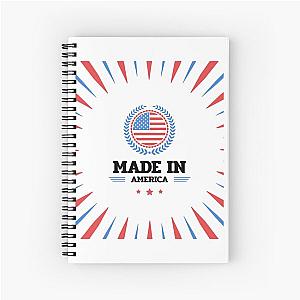 Made In America Collection Spiral Notebook