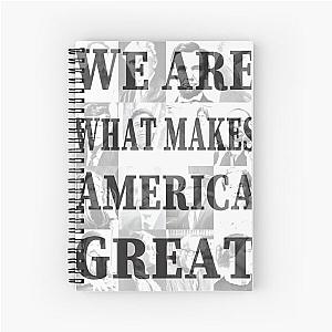 We Are What Makes America Great, Civil Rights, Civil Rights Leaders, Activism, Progress Spiral Notebook