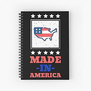 Made in America USA  Spiral Notebook