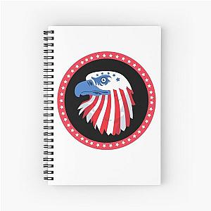 4th of July America Spiral Notebook