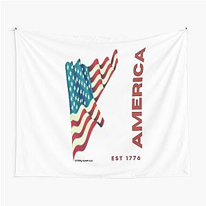 Retro American Flag Liberty Flag Murica Flag Tapestry