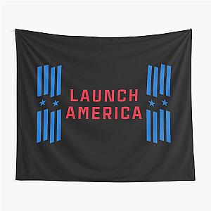 Launch America Crew NASA Logo Tapestry