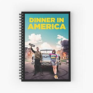 Dinner in America Poster Spiral Notebook