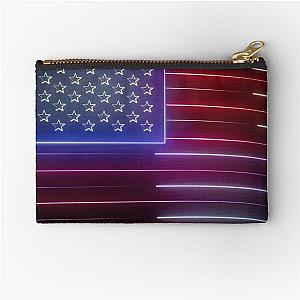 America Flag Zipper Pouch