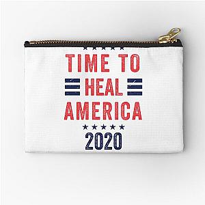 Time To Heal America Biden Gift Zipper Pouch