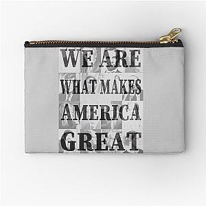 We Are What Makes America Great, Civil Rights, Civil Rights Leaders, Activism, Progress Zipper Pouch