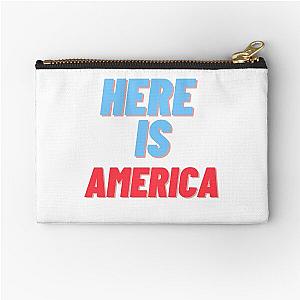 Here Is America - american t-shirt New Style Zipper Pouch