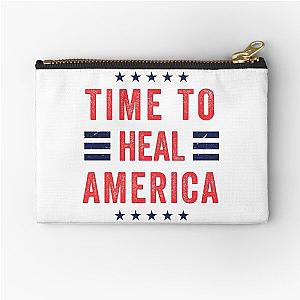 Time To Heal America Biden Gift Zipper Pouch