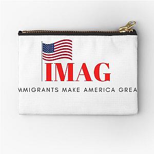 Immigrants Make America Great - IMAG Zipper Pouch