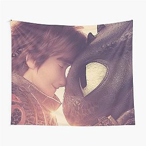 How to Train Your Dragon Hiccup and Toothless Tapestry