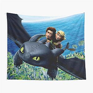 Dragon Tapestry - How to Train Your Dragon Flying Design