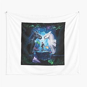 How to Train Your Dragon The Hidden World Oil Textured Tapestry