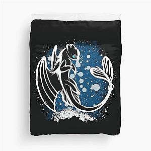 How to Train Your Dragon Gift Duvet Cover with Light Dragon Graphic Design