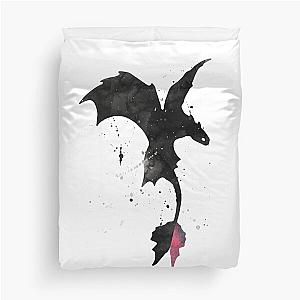 Toothless Dragon Splatter Duvet Cover