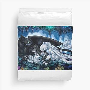 Night Fury Family Duvet Cover - How to Train Your Dragon