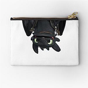 Zipper Pouch with Upside Down Dragon Design