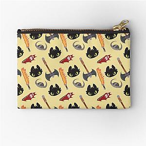 How to Train Your Dragon Repeat Pattern Zipper Pouch