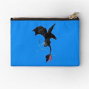 Splatter Toothless Dragon Zipper Pouch T-Shirt