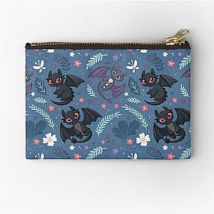 Toothless Dragon Pattern Zipper Pouch