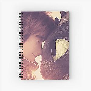 Hiccup and Toothless How To Train Your Dragon Spiral Notebook