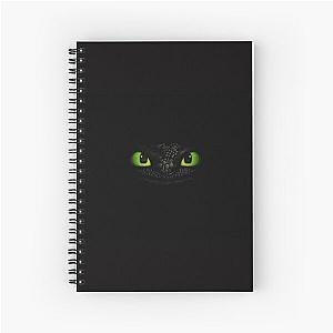 Toothless Eyes Spiral Notebook - Train Your Dragon