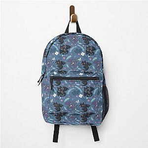 Backpack with Toothless Dragon Pattern