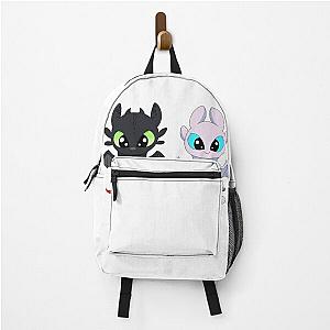 Toothless & Light Fury Baby Dragons Backpack - How to Train Your Dragon