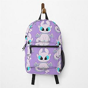 Cute Dragon Mama Backpack for Baby Dragon Girl Birthdays with Light Fury Design