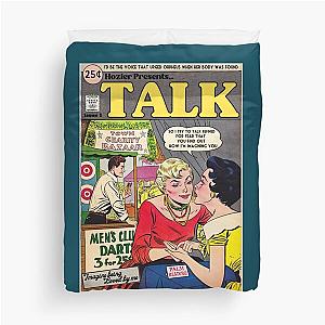 Talk - Hozier Retro Comic   Duvet Cover