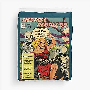 Like Real People Do - Hozier Retro Comic   Duvet Cover