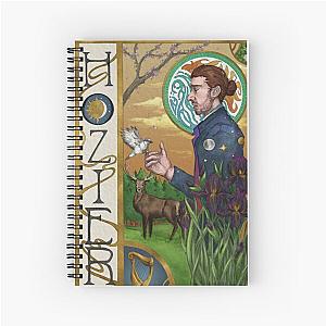 Art Nouveau Hozier Spiral Notebook