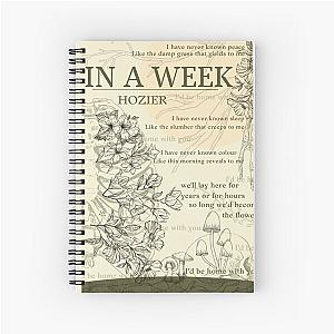 In a Week Hozier  Spiral Notebook