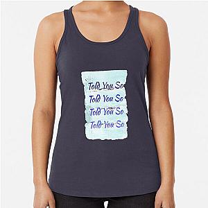 HRVY blue Racerback Tank Top