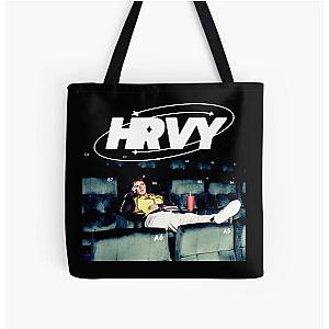 Vintage Grunge Style HRVY All Over Print Tote Bag