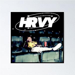 Vintage Grunge Style HRVY Poster