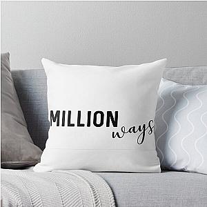 HRVY Million Ways Black Throw Pillow