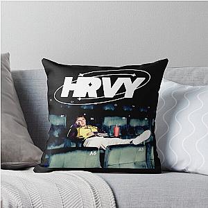 Vintage Grunge Style HRVY Throw Pillow