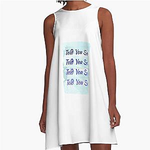 HRVY Blue A-Line Dress