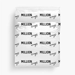 HRVY Million Ways (black) Duvet Cover
