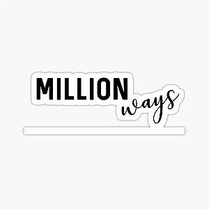 HRVY Million Ways Black Sticker