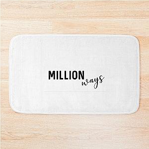 HRVY Million Way(s) (Black) Bath Mat