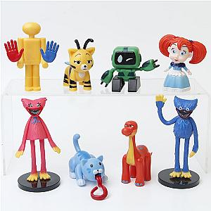 8PCS Huggy Wuggy Game Anime Action Doll